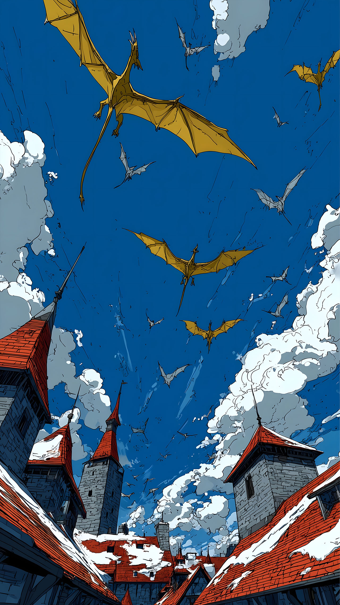 Soar Into a Dragon-Filled Fantasy Realm – A Mythical Adventure for Southeast Asian Fantasy Lovers! Illustration,wallpaper4k,iphone wallpaper 4k,4k wallpaper for android,4k wallpaper for mobile,galaxy hd wallpaper 4k,horror wallpaper 4k,iphone wallpaper hd 4k